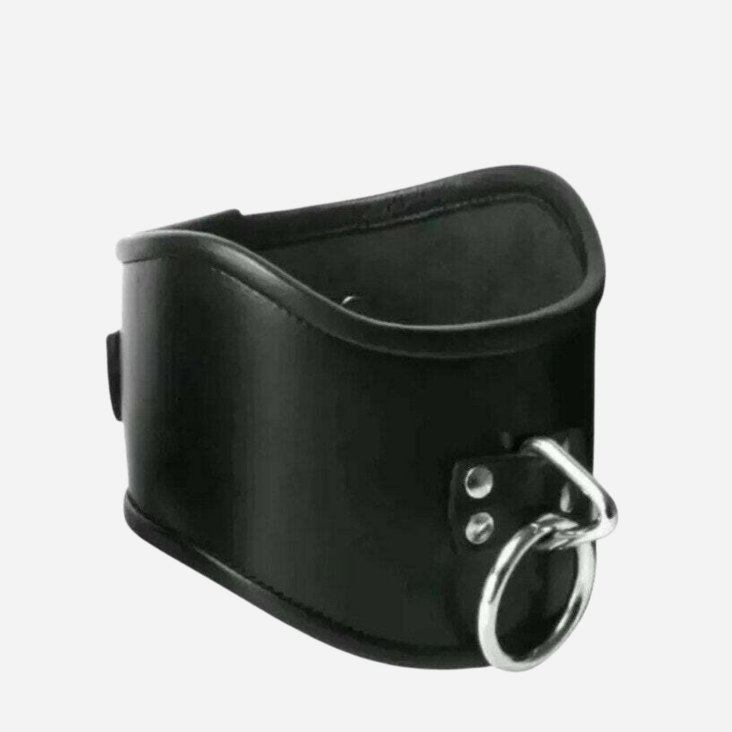 Elevate your gear with our Genuine Leather Locking Posture Collar. Crafted from premium black leather, this curved collar offers unmatched comfort and support for proper posture. Featuring a secure locking mechanism and customizable fit, it's perfect for extended wear. Enhance your collection with matching Black Leather Handcuffs & Leather Mittens.