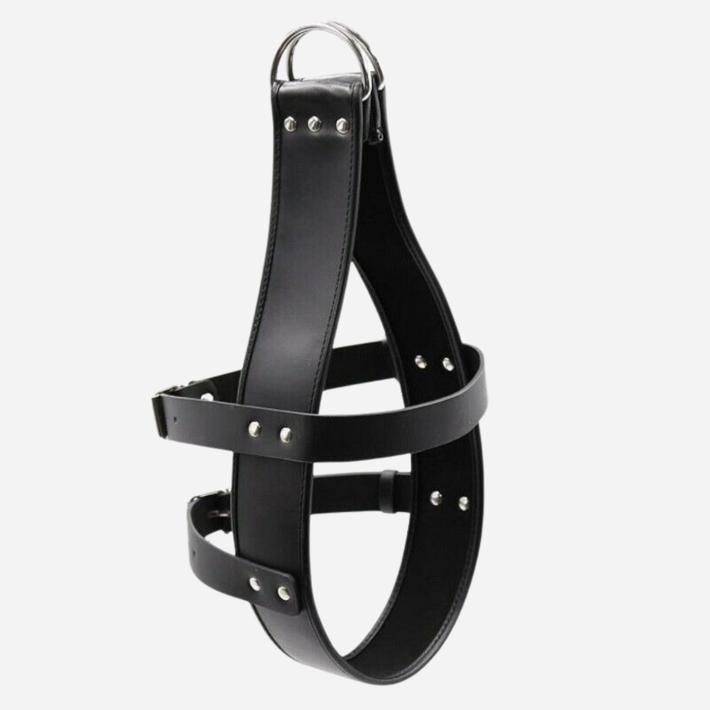 Discover the Genuine Leather Bondage Suspension Head Harness with adjustable straps, perfect for elevating your cosplay game. Crafted from high-quality leather, this versatile head harness is ideal for gothic, steampunk, and futuristic themes. Customize your fit for comfort and style. Explore our Cosplay Accessories Collection for more premium gear. Shop now to complete your look with a touch of authenticity and sophistication!