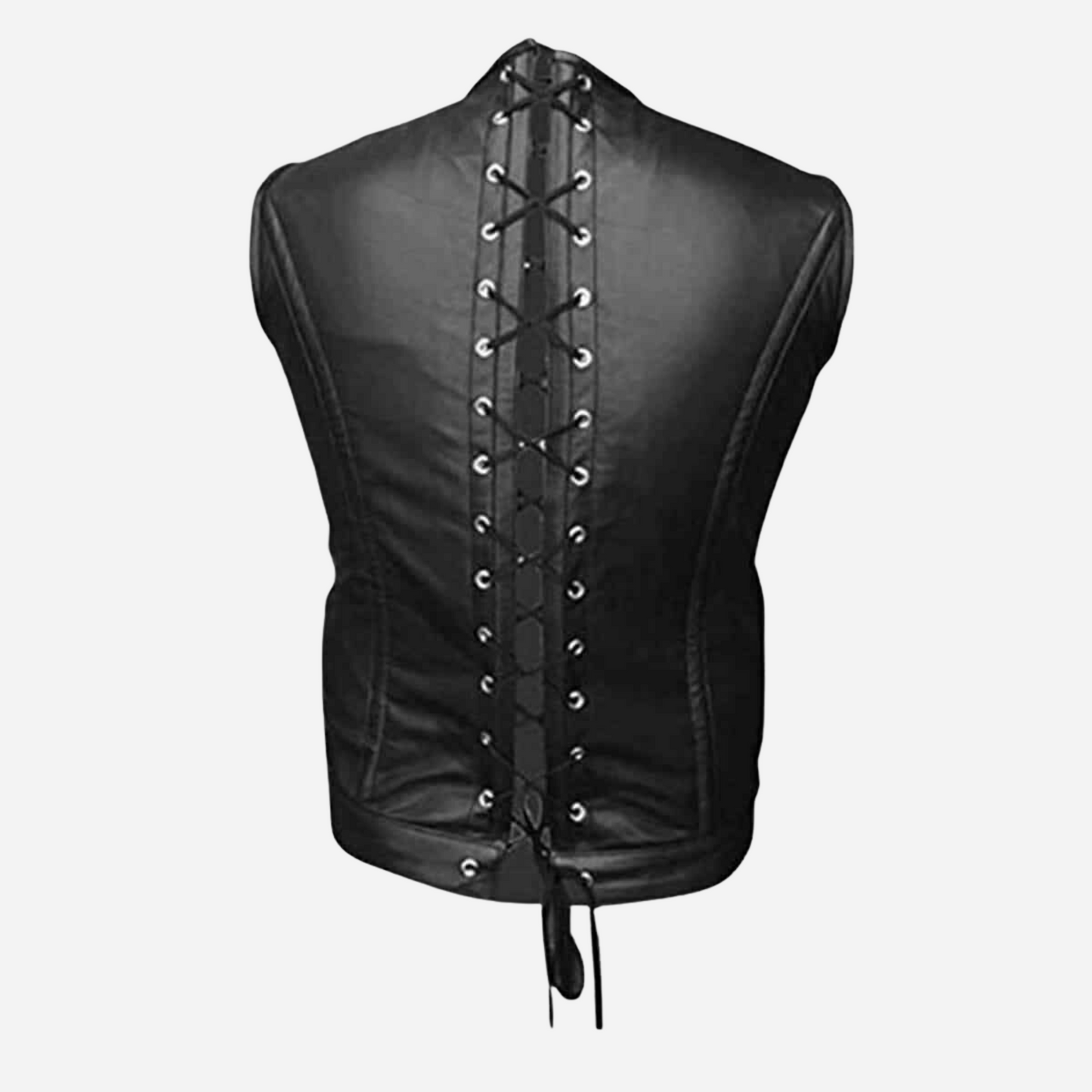 Discover the timeless elegance of our Men's Real Leather Vest, featuring steel boning and a Victorian-inspired design. With its lace-up back for an adjustable fit, this vest combines classic style with modern comfort. Perfect for historical reenactments or as a unique fashion statement. Explore our Victorian Fashion Collection for more stylish options!