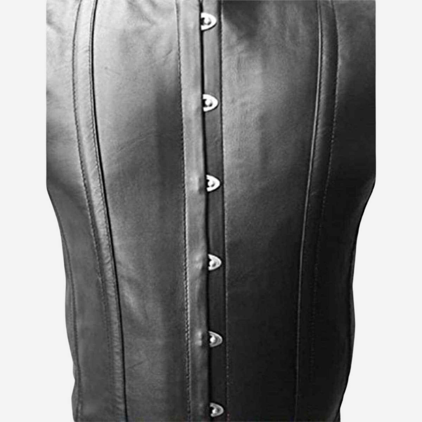 Discover the timeless elegance of our Men's Real Leather Vest, featuring steel boning and a Victorian-inspired design. With its lace-up back for an adjustable fit, this vest combines classic style with modern comfort. Perfect for historical reenactments or as a unique fashion statement. Explore our Victorian Fashion Collection for more stylish options!