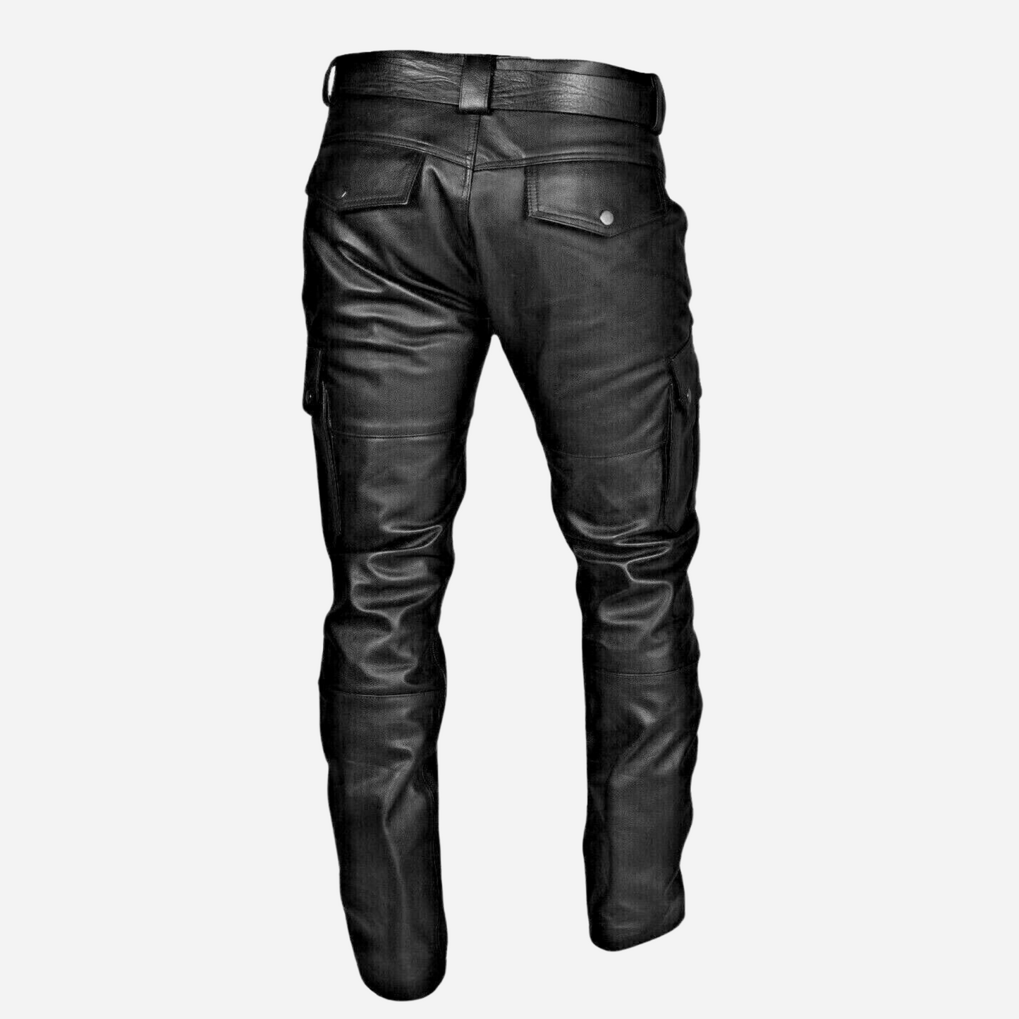 "Shop our Men’s Casual Leather Biker Pants for a stylish blend of comfort and edge. Perfect for street wear and hip hop fashion, these moto-inspired trousers feature premium leather, quilted detailing, and a modern fit. Upgrade your wardrobe with versatile, durable leather pants designed for everyday wear. Find your perfect fit today!"